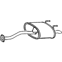 A2A Honda Jazz Rear Box/silencer | GSF Car Parts