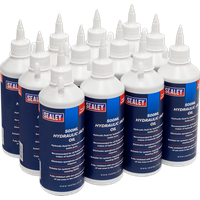 SEALEY Hydraulic Jack Oil 500Ml Pack Of 12 | HJO/500ML | GSF Car Parts