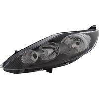 Headlamp - H7 H1 Py21w W5w - Front Left Hand - Single - Black Inner TRUPART Fits: FORD FIESTA