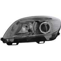 Headlamp - H7 H7 Py21w W5w - Front Left Hand - Single - Chrome Inner - Projector Type; Electric (incl. Motor) TRUPART Fits: SKODA FABIA