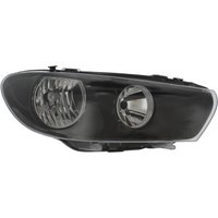Headlamp - H7 H7 - Front Right Hand - Single - Black Inner - Electric (incl. Motor) TRUPART Fits: VOLKSWAGEN SCIROCCO