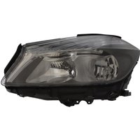 Headlamp - H7 H15 Py21w - Front Left Hand - Single - Chrome Inner; Black Surround - Electric (incl. Motor) TRUPART Fits: MERCEDES A200