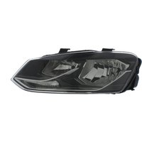 Headlamp - H7 H7 Wy21w W5w - Front Left Hand - Single - Black Inner - Electric (incl. Motor) TRUPART Fits: VOLKSWAGEN POLO