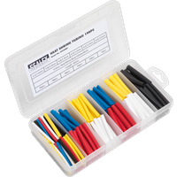 SEALEY Heat Shrink Tubing Assortment 190Pc 50mm Mixed Colours | HST50MC | GSF Car Parts