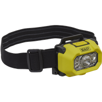 SEALEY Head Torch 1.8W Smd Led Intrinsically Safe Atex/iecex Approved | HT452IS | GSF Car Parts