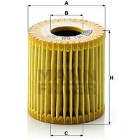 MANN Smart Fortwo Oil Filter - Insert | HU68X | GSF Car Parts