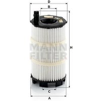 MANN Audi A8 Oil Filter - Insert | HU7005X | GSF Car Parts