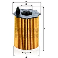 MANN Chrysler Ypsilon Oil Filter - Insert | HU7006Z | GSF Car Parts