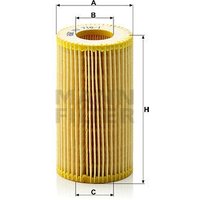 MANN Land Rover Freelander Oil Filter - Insert | HU718/1Z | GSF Car Parts
