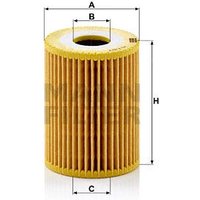 MANN Chevrolet Epica Oil Filter - Insert | HU719/3X | GSF Car Parts