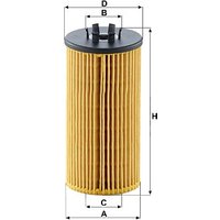 MANN Volkswagen Phaeton Oil Filter - Insert | HU835/1z | GSF Car Parts