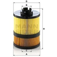 MANN Renault Espace Oil Filter - Insert | HU9002z | GSF Car Parts
