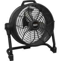 SEALEY 230V With Cordless Option High Velocity Drum Fan 16" | HVD16C | GSF Car Parts