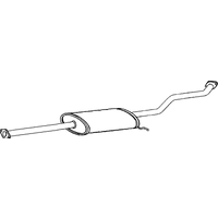 A2A Hyundai Getz Middle Box/silencer | GSF Car Parts