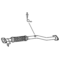 Exhaust Pipe A2a Fits: KIA CERATO