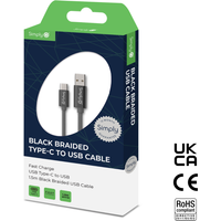 JRP Type C Braided Black | ICTC03 | GSF Car Parts