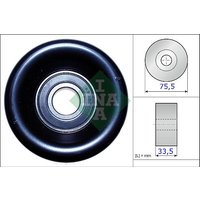 Ina Honda Civic Ribbed Auxillary Drive Belt Tensioner | 531082710 | GSF Car Parts