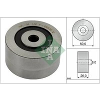 Ina Peugeot Partner Combi Ribbed Auxillary Drive Belt Guide Pulley | 532014310 | GSF Car Parts