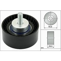 Ina Fiat Ducato Ribbed Auxillary Drive Belt Guide Pulley | 532029810 | GSF Car Parts