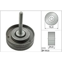 Ina Skoda Roomster Ribbed Auxillary Drive Belt Guide Pulley | 532050010 | GSF Car Parts
