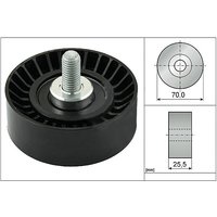 Ina Ford Transit Connect Ribbed Auxillary Drive Belt Guide Pulley | 532054510 | GSF Car Parts