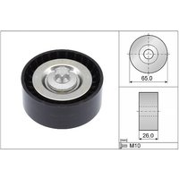 Ina Jeep Compass Ribbed Auxillary Drive Belt Guide Pulley | 532057010 | GSF Car Parts