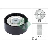 Ina Jeep Compass Ribbed Auxillary Drive Belt Guide Pulley | 532057110 | GSF Car Parts