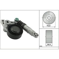 V-ribbed Belt Tensioner INA Fits: AUDI A8 D3 (4E2, 4E8)