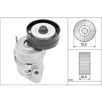 Ina Vauxhall And Opel Combo Ribbed Auxillary Drive Belt Tensioner | 534010230 | GSF Car Parts