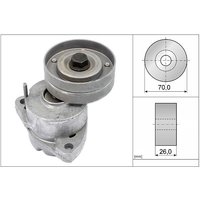 Ina Vauxhall And Opel Omega Ribbed Auxillary Drive Belt Tensioner | 534011820 | GSF Car Parts