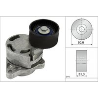 Ina Nissan Interstar Ribbed Auxillary Drive Belt Tensioner | 534031710 | GSF Car Parts