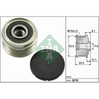Alternator Freewheel Clutch INA Fits: PORSCHE BOXSTER (986)