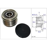 Ina Dacia Duster Alternator Freewheel Clutch | 535015410 | GSF Car Parts