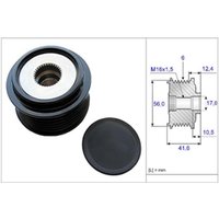 Alternator Freewheel Clutch INA Fits: AUDI S5