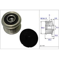 Alternator Freewheel Clutch INA Fits: GENESIS G80