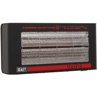 SEALEY Infrared Quartz Heater - Wall Mounting 1.2W/230V | IR12 | GSF Car Parts