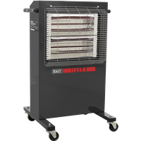 SEALEY Infrared Cabinet Heater 1.4/2.8Kw 230V | IR14 | GSF Car Parts