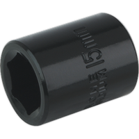 SEALEY Impact Socket 15mm 3/8"sq Drive | IS3815 | GSF Car Parts