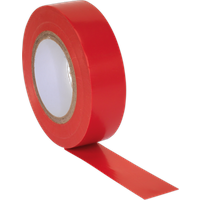 SEALEY Pvc Insulating Tape 19mm X 20M Red Pack Of 10 | ITRED10 | GSF Car Parts