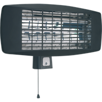 SEALEY Infrared Quartz Heater - Wall Mounting 2000W/230V | IWMH2003 | GSF Car Parts