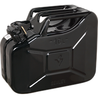 SEALEY Jerry Can 10L - Black | JC10B | GSF Car Parts