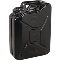 SEALEY Jerry Can 20L - Black | JC20B | GSF Car Parts