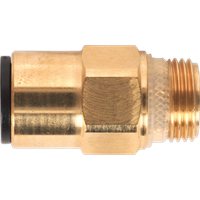 SEALEY Brass Superthread Straight Adaptor 12mm X 3/8"bsp Pack Of 2 (John Guest Speedfit® - Rm011213) | JGBC1238 | GSF Car Parts