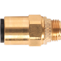 SEALEY Brass Superthread Straight Adaptor 6mm X 1/8"bsp Pack Of 2 (John Guest Speedfit® - Rm010611) | JGBC618 | GSF Car Parts