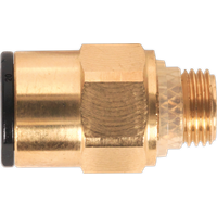 SEALEY Brass Superthread Straight Adaptor 8mm X 1/8"bsp Pack Of 2 (John Guest Speedfit® - Rm010811) | JGBC818 | GSF Car Parts