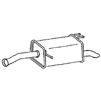 A2A Kia Picanto Rear Box/silencer | GSF Car Parts