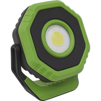 SEALEY Rechargeable Pocket Floodlight With Magnet 360° 14W Cob Led - Green | LED1400P | GSF Car Parts