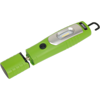 SEALEY Rechargeable 360° Inspection Lamp 4W & 3W Smd Led Green Lithium-Ion | LED3602G | GSF Car Parts