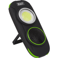 SEALEY Rechargeable Torch With Wireless Speaker 10W Cob Led | LED50WS | GSF Car Parts