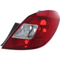 Rear Lamp - P21w X 2 W16w Py21w P21/5w - Rear Right Hand - Single - Red With Clear Indicator - Rectangular Indicator; Excl. Bulbs & Bulb Holder TRUPART Fits: VAUXHALL CORSA